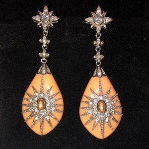 Starblast Peach Earrings